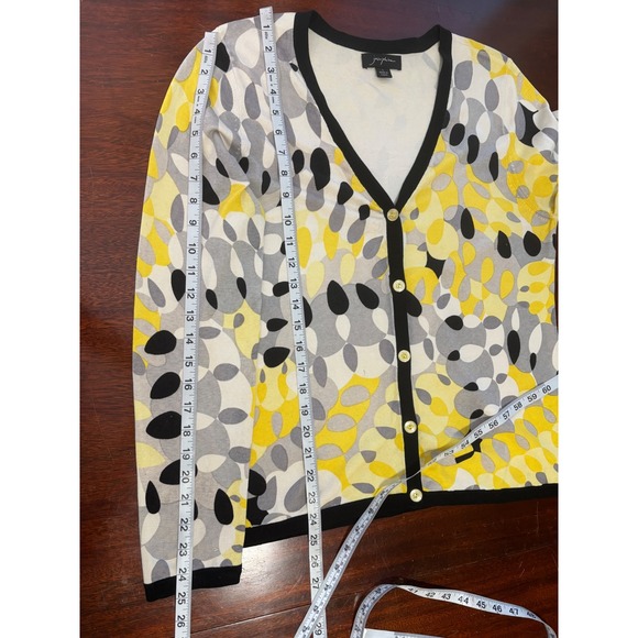 Josephine Womens Silk Blend Cardigan Sweater Large Career Casual Lightweight - Picture 7 of 7